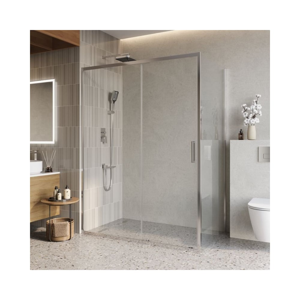 Душевой уголок BelBagno LUCE-AH-1-150/90-C-Cr