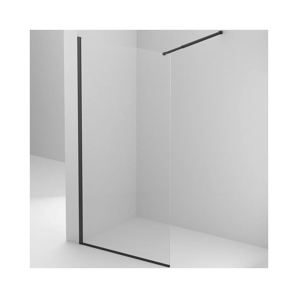Изображение товара Душевая перегородка BelBagno KRAFT-L-1-90-C-NERO