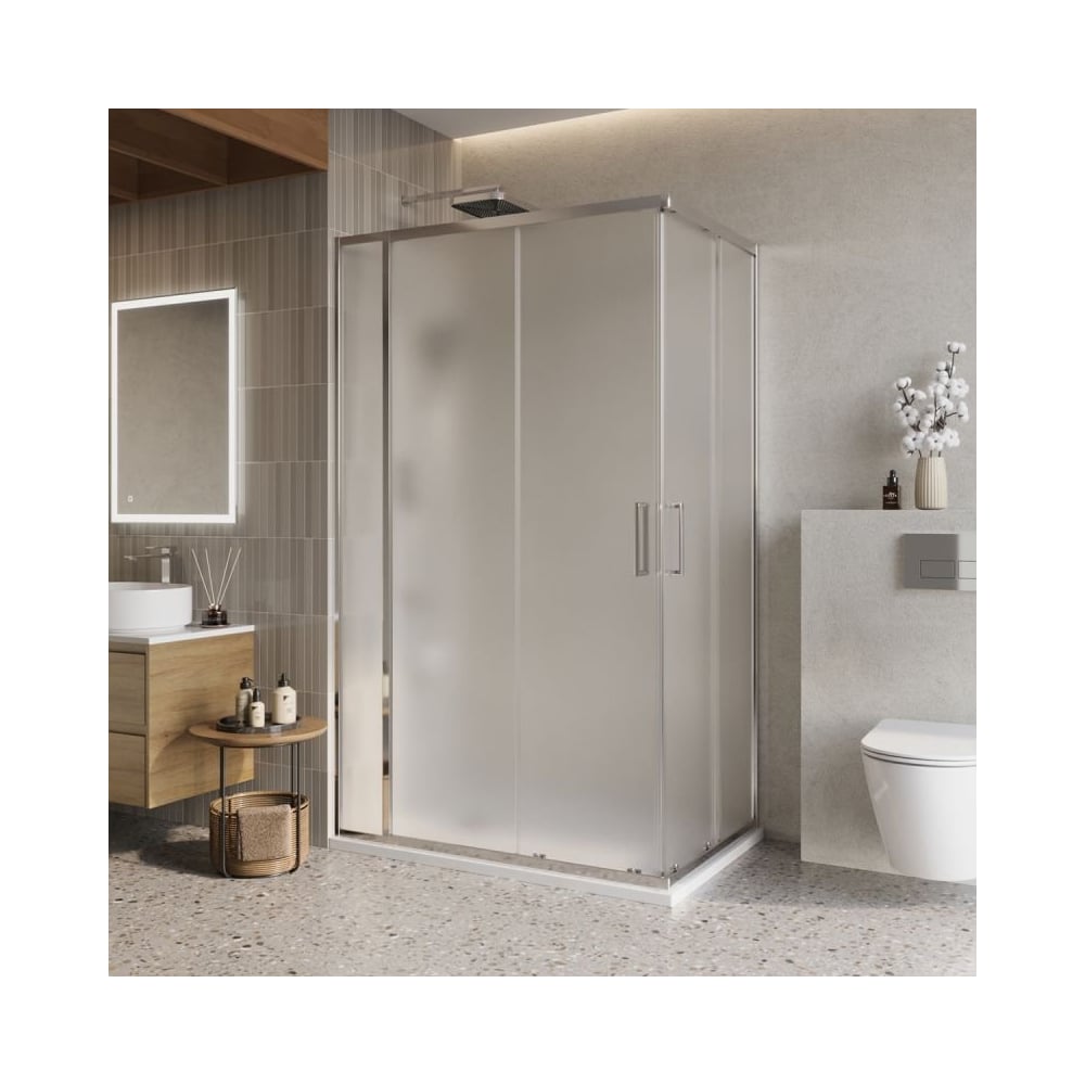 Душевой уголок BelBagno LUCE-AH-21-110/90-P-Cr