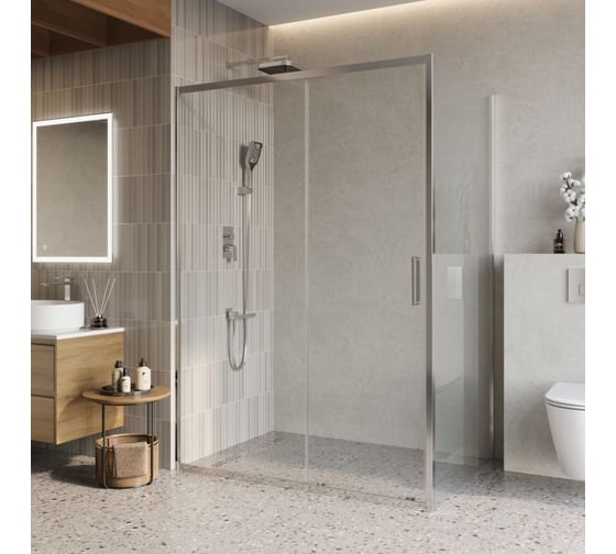 Изображение товара Душевой уголок BelBagno LUCE-AH-1-140/100-C-Cr