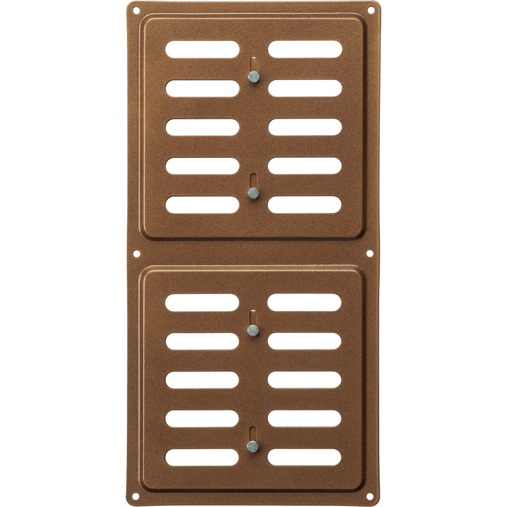 Изображение товара Решетка вентиляционная регулируемая DOMART 150х300 коричневый металлик 4660046023492