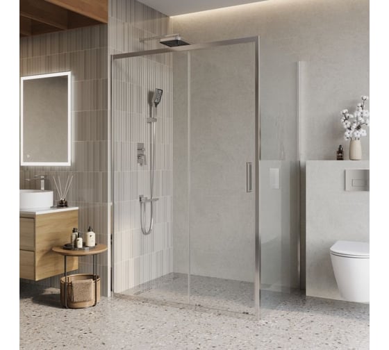 Изображение товара Душевой уголок BelBagno LUCE-AH-1-130/100-C-Cr