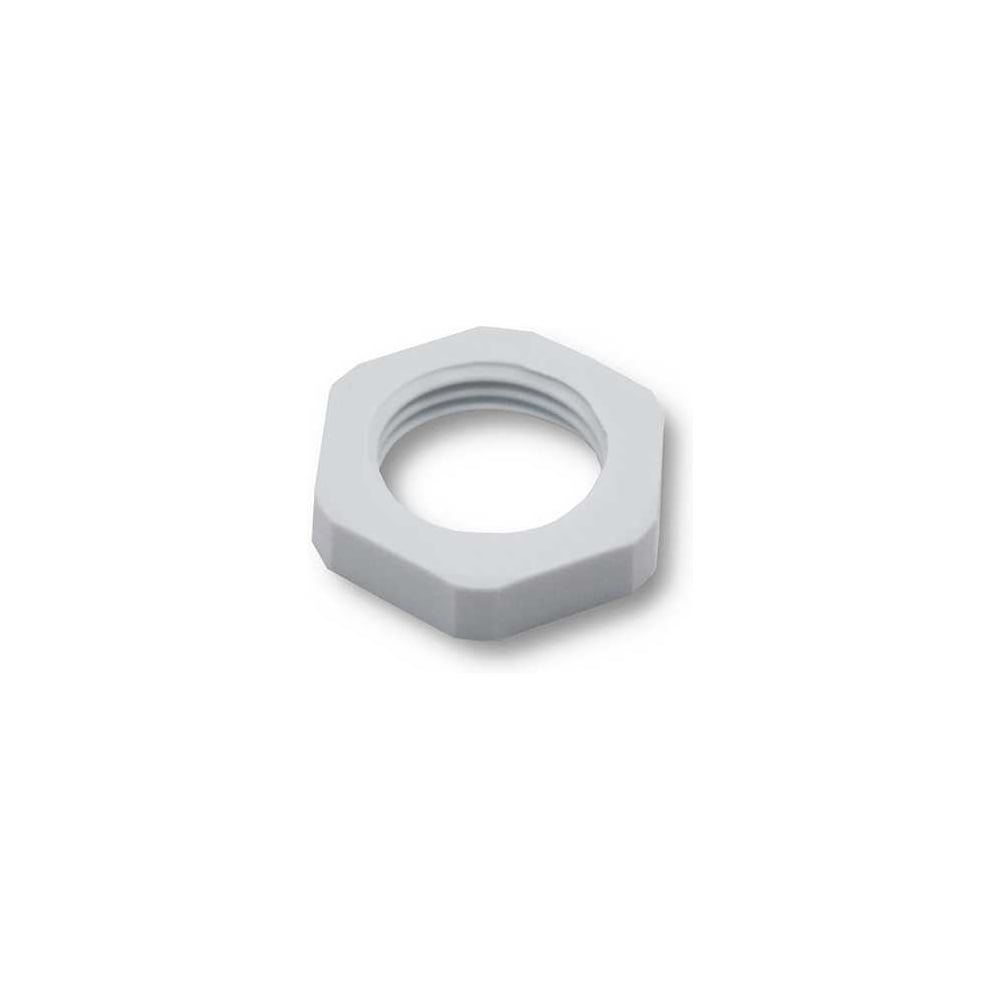 Изображение товара Крепеж для гофрированных труб WEYER GMK-P16G-k10, контргайка, цвет серый, внутр. PG16, комплект-10 шт. WE4602900-10