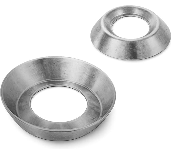 Изображение товара Шайба нержавеющая KREPFIELD для М10 ART 9081 А2 полая со скосом 90 градусов 4 шт. 9081А2ШАЙБАПУСТ10ММ-4
