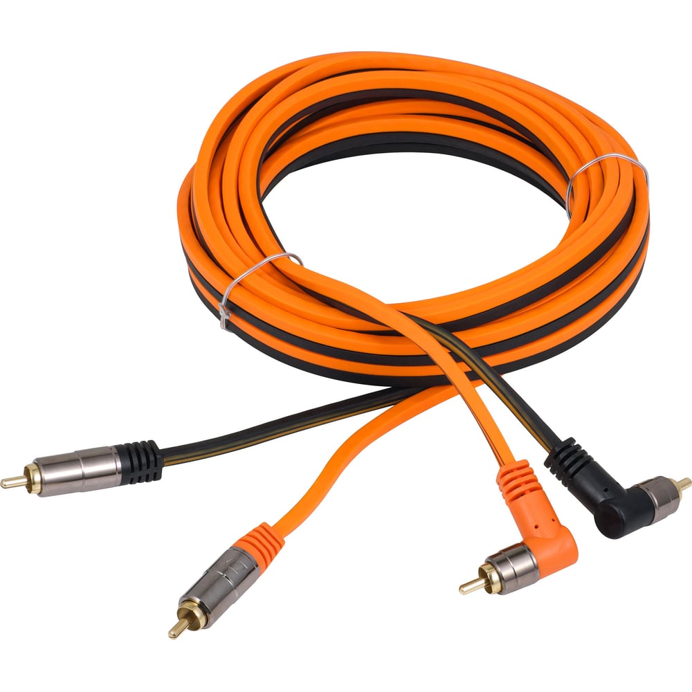 Изображение товара DL AUDIO Raven RCA 5M - кабель RCA 5 м, стерео, силиконовый, металлик