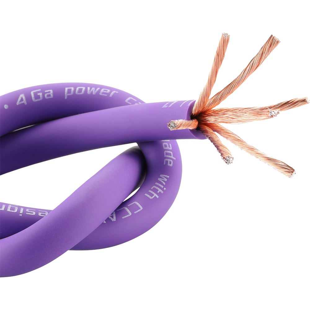 Изображение товара Кабель силовой DL AUDIO Barracuda Power Cable 4 Ga Purple