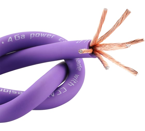 Изображение товара Кабель силовой DL AUDIO Barracuda Power Cable 4 Ga Purple