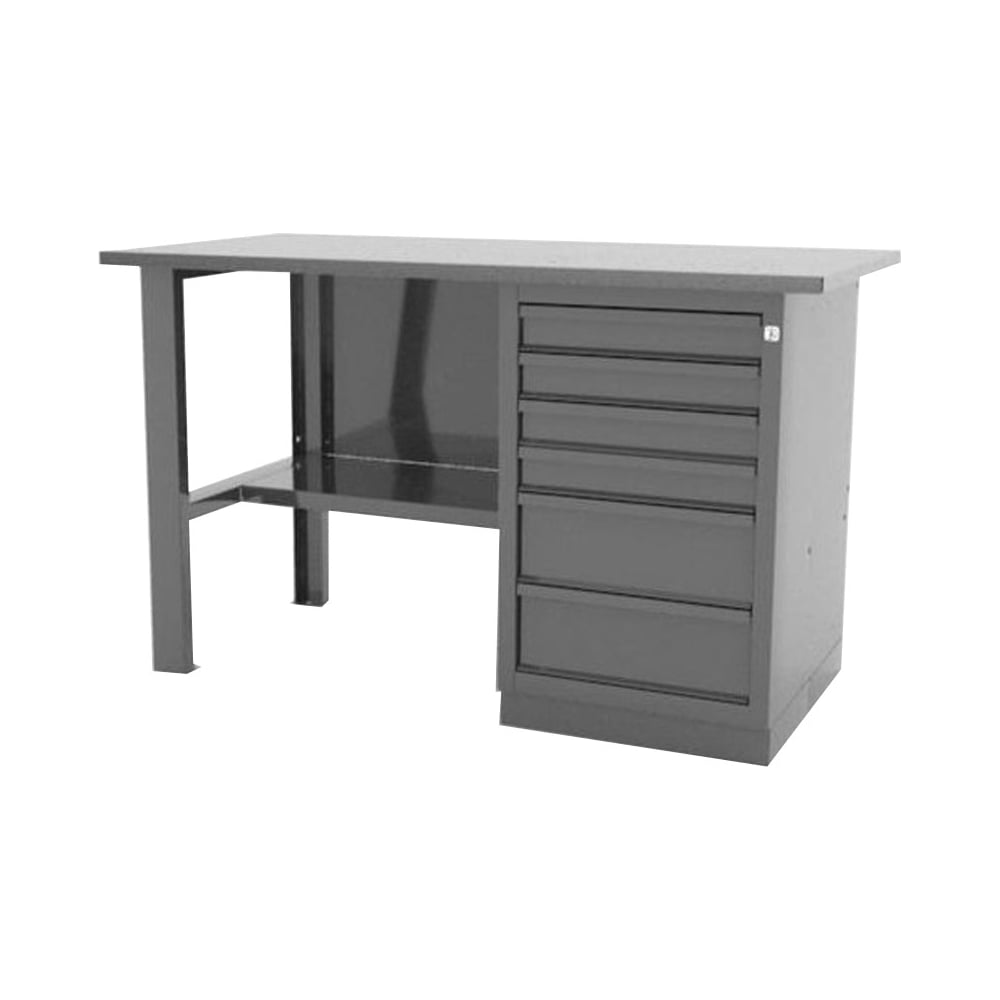 Изображение товара Верстак FERRUM 01.105L-G7046 с оцинкованной столешницей