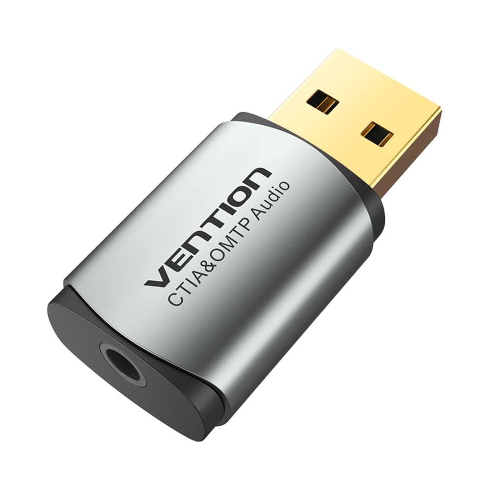 Изображение товара Внешняя звуковая карта VENTION USB серая CDLH0