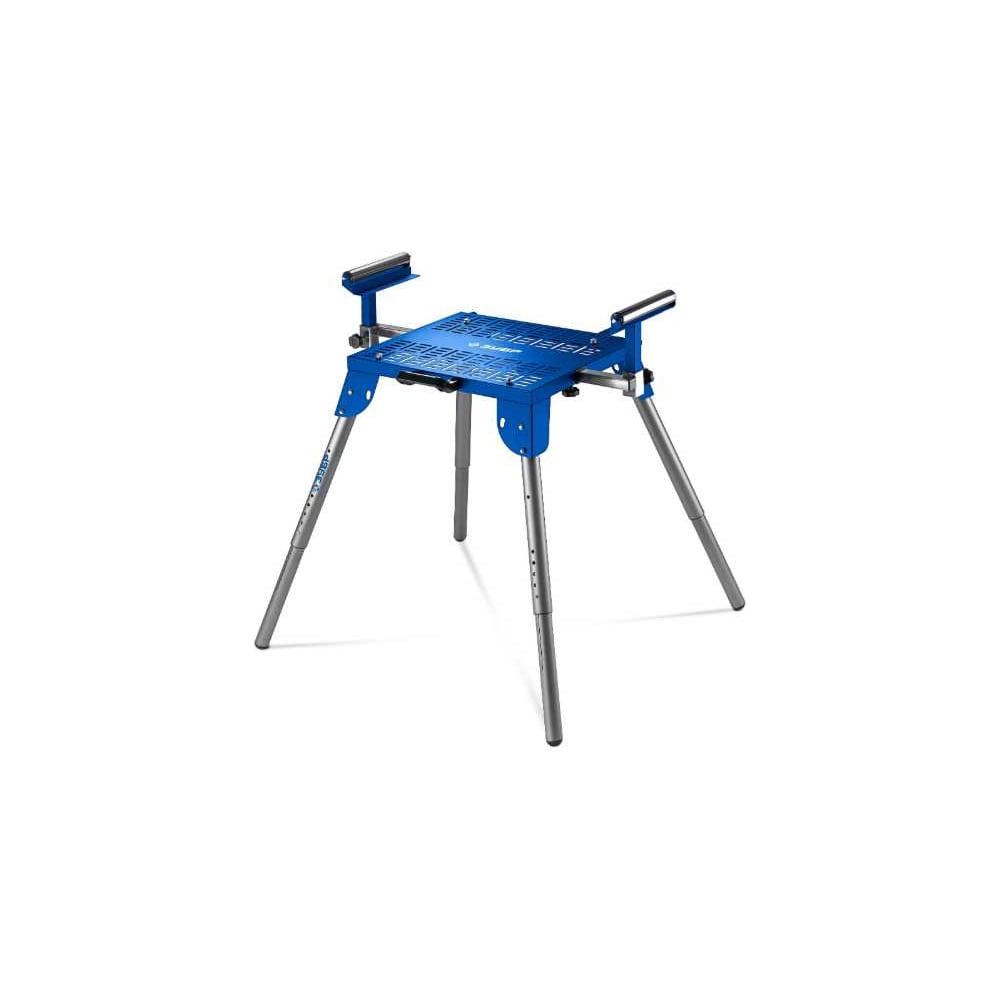 Изображение товара Монтажный стол складной с роликовыми опорами ЗУБР Профессионал СМР-600, (925-1835)x460х825 мм, 38785