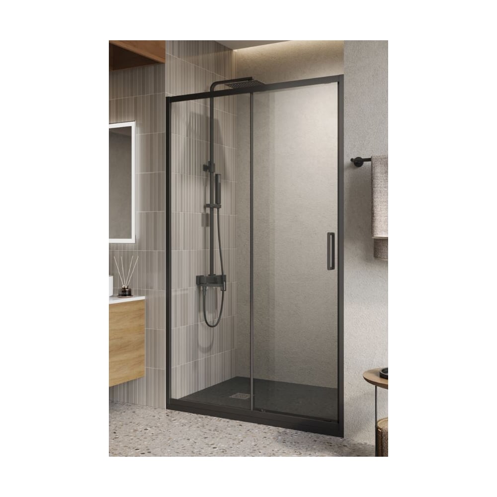 Душевая дверь BelBagno LUCE-BF-1-120-C-NERO