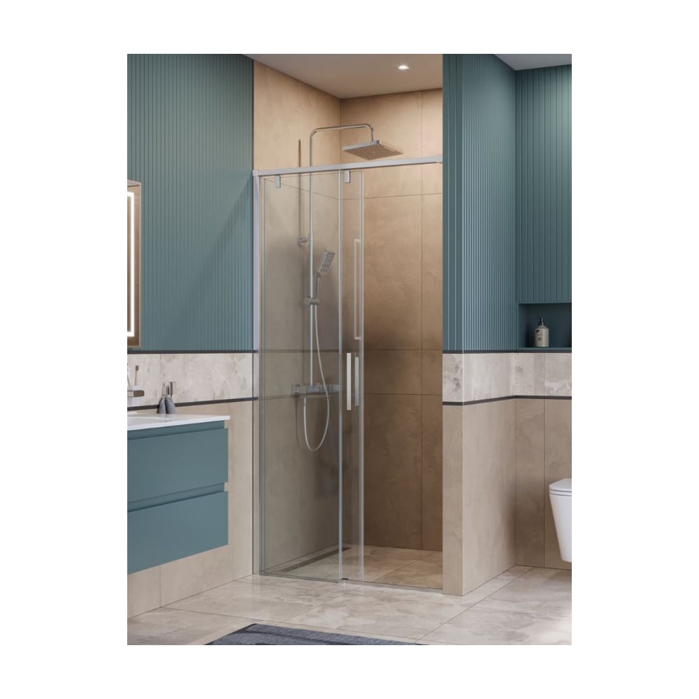 Душевая дверь BelBagno SOFT_CLOSE-1-BF-1-100-C-Cr