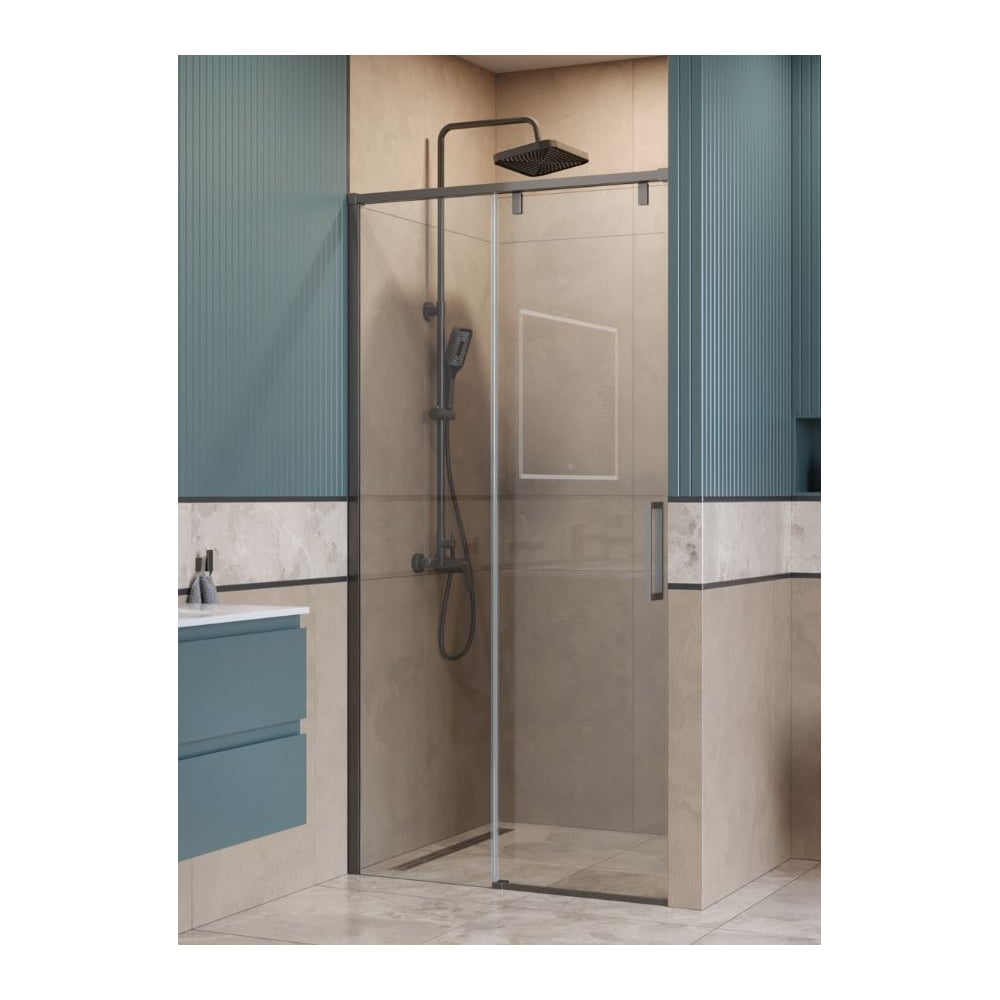 Душевая дверь BelBagno SOFT_CLOSE-1-BF-1-100-C-GM