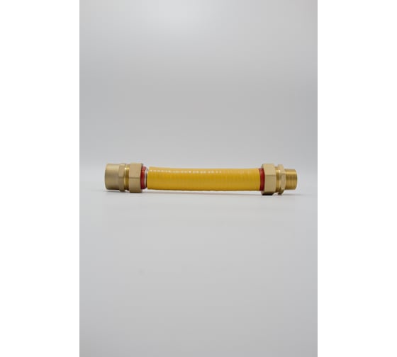 Изображение товара Подводка для газа Kofulso 1 дюйм с муфтами, 150 см (ВР-НР) — KFG BICG/BCG — 25/1500