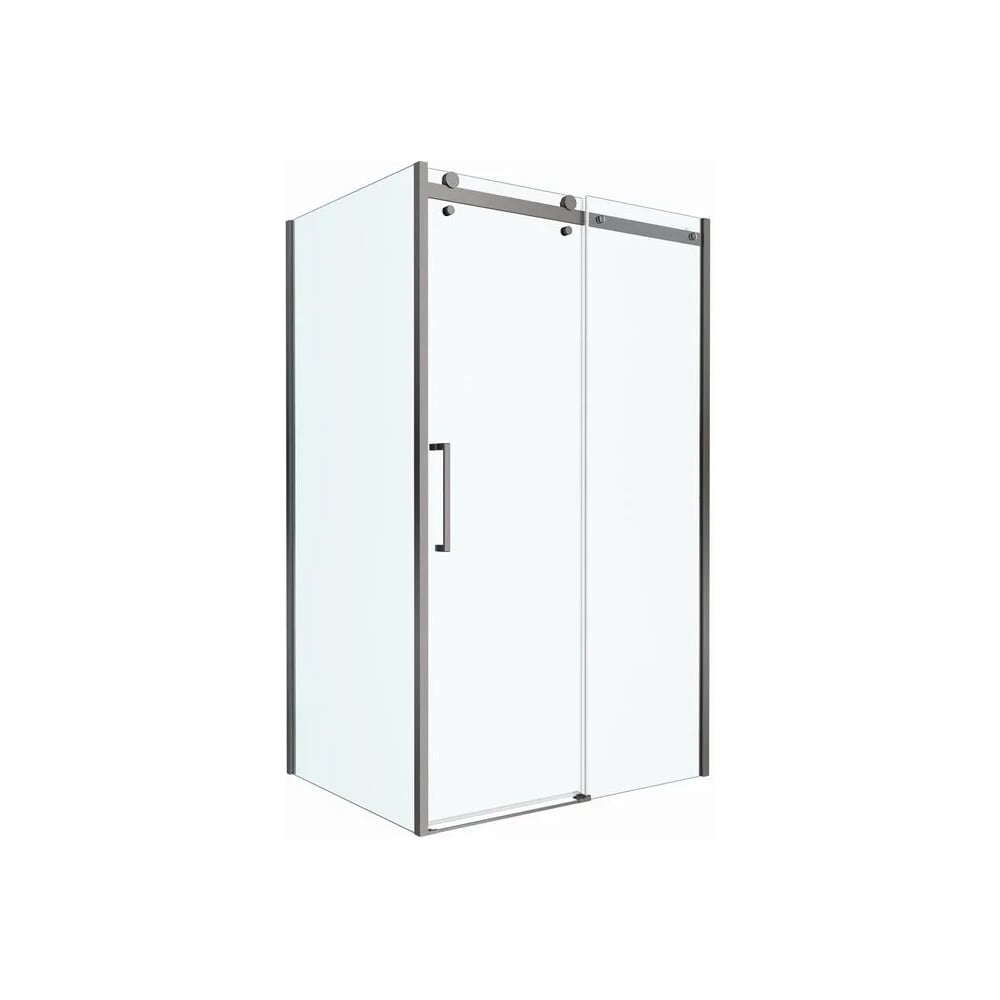 Изображение товара Душевой уголок BelBagno MARINO с раздвижными стеклянными шторками 1300х900 мм