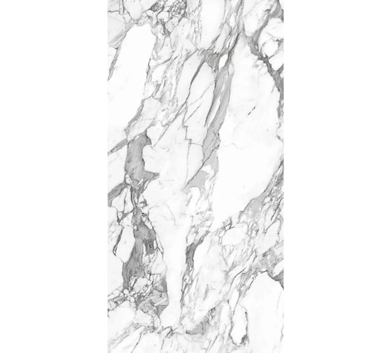 Изображение товара Керамический гранит глазурованный Gracia Ceramica Platinum white PG 11 60х120 (carving), 1,44 м2/2 шт СК000045188