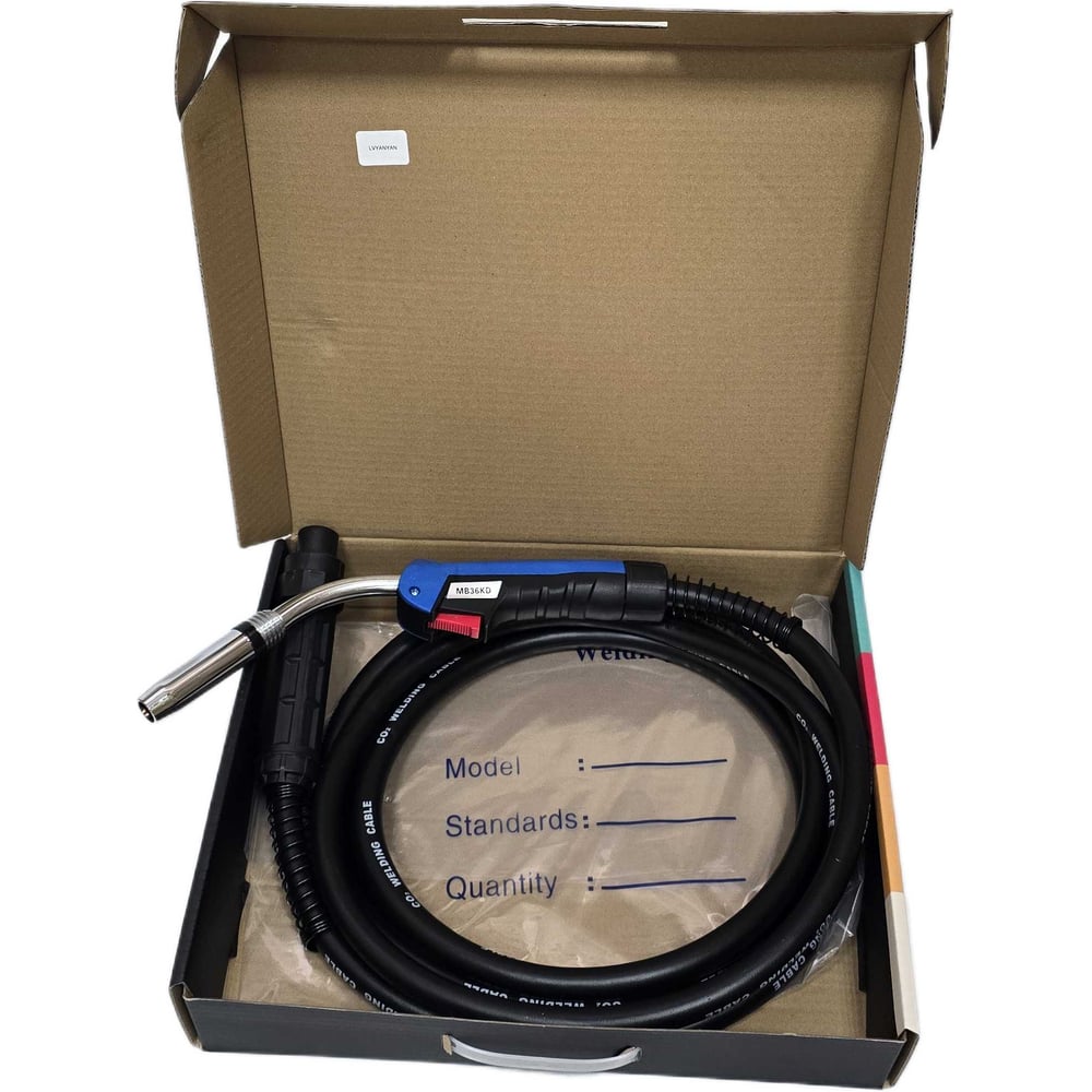 Изображение товара Горелка LAVA МВ 36KD 5м - EURO, 360A, 5 м шланг