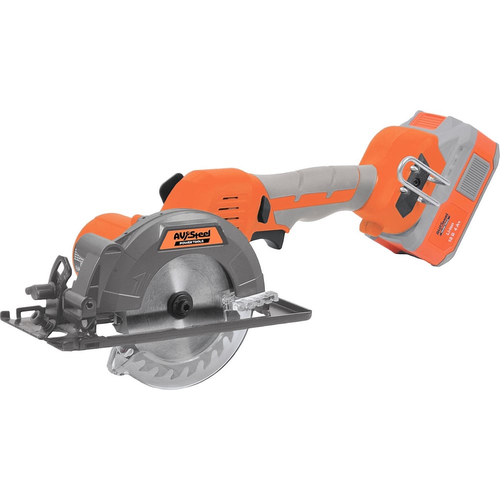 Пила мини аккумуляторная AV Steel AV-CS 18/125 BL 1×4 А·ч, AV-963100