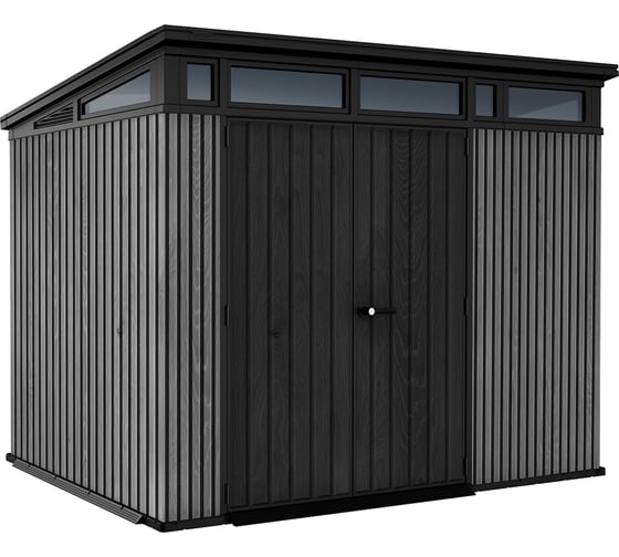 Изображение товара Хозяйственный блок KETER типа Pent 9×7 Shed VER серый 259820