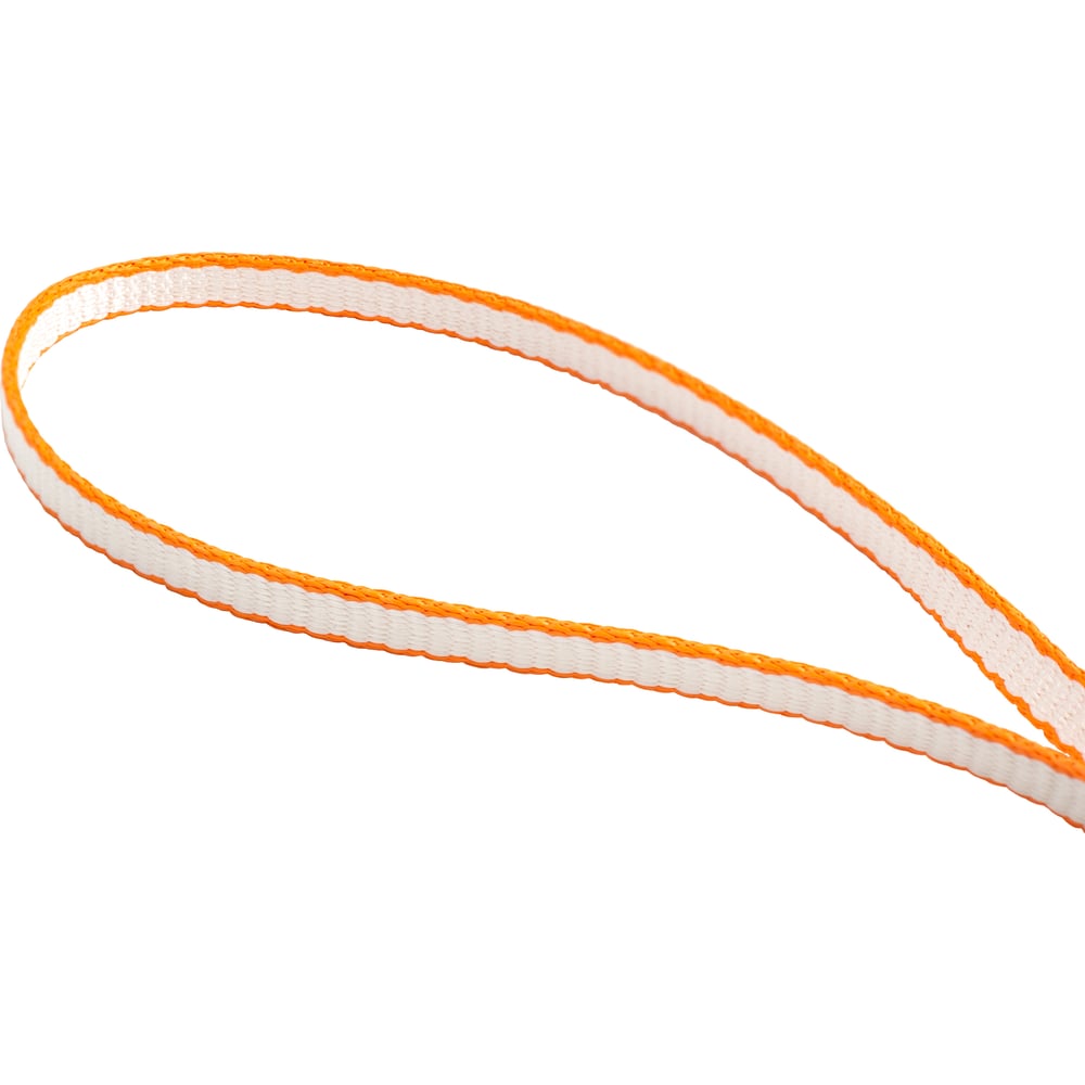 Петля из дайнемы оранжево-белая для такелажа ICE ROCK IR 0947.orange 250 см, шир. 10 мм