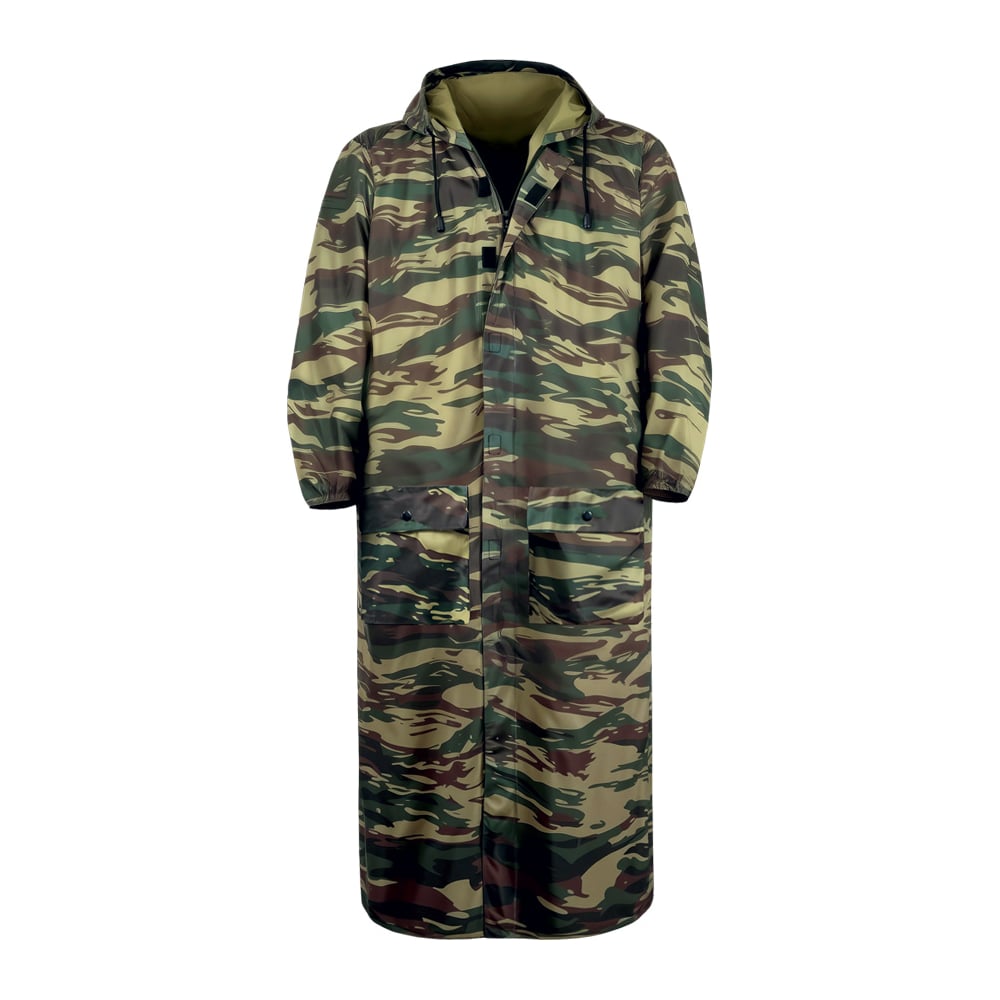 Изображение товара Дождевик-плащ Nadzor из ПВХ камуфляжный 150 мкм для взрослых XL