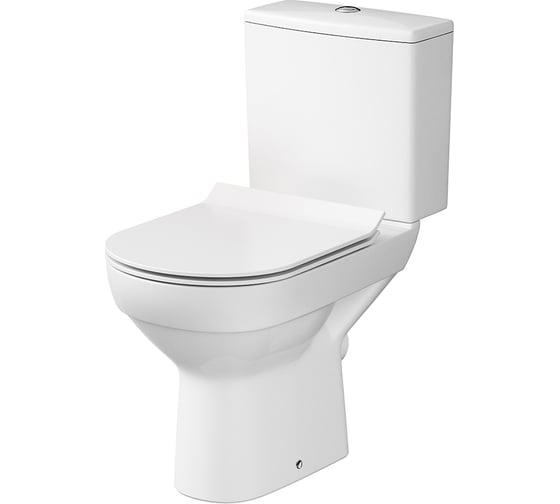 Изображение товара Унитаз-компакт Cersanit CITY NEW CLEAN ON lift, e-off Slim KO-CIT011-3/5-COn-S-DL-w S-KO-CIT011-3/5-COn-S-DL-w
