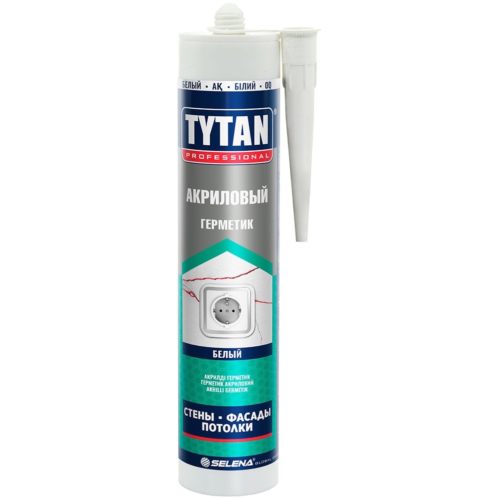Изображение товара Герметик акриловый Tytan PROFESSIONAL белый 280мл 74416 218698