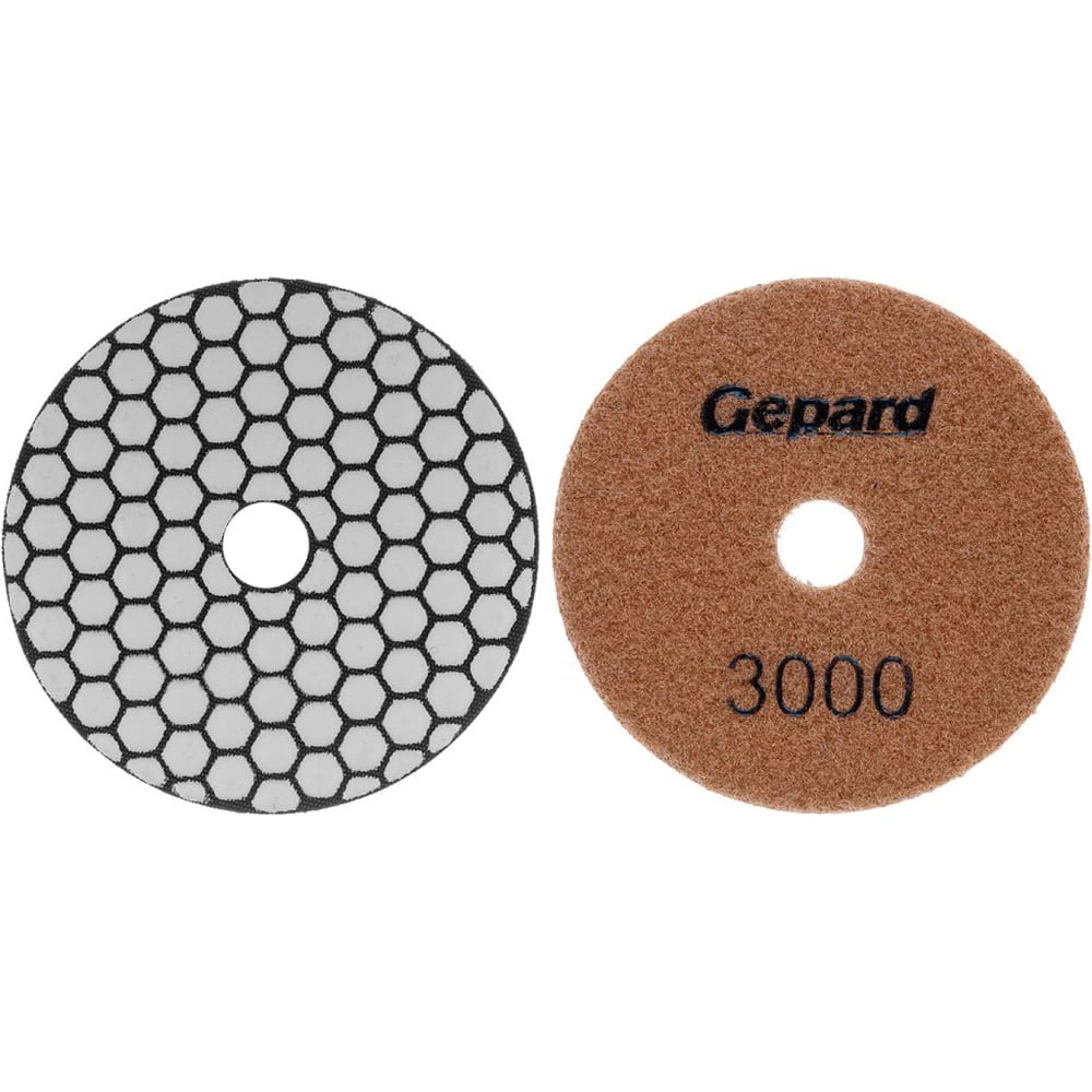 Шлифкруг алмазный гибкий GEPARD 100мм P3000 сухой (GP5023-3000) ЦЗ-3790666880