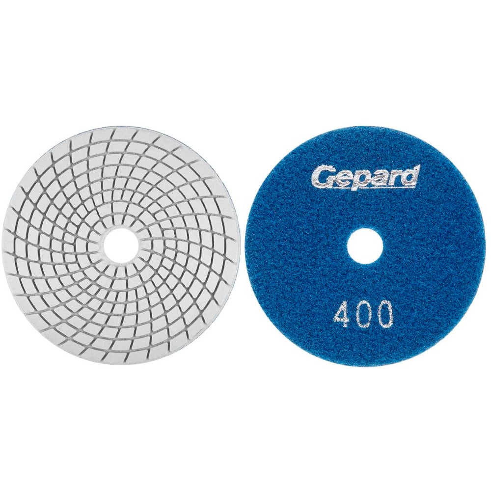Шлифкруг алмазный гибкий GEPARD 100мм P400 мокрый (GP5022-400) ЦЗ-0185713920