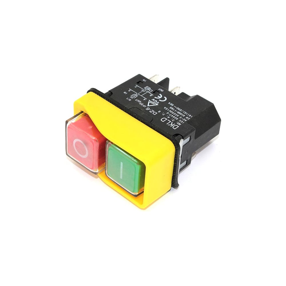 Изображение товара Выключатель Amperin для бетономешалки/плиткореза, 4 контакта (G1067-1) 301107 082866