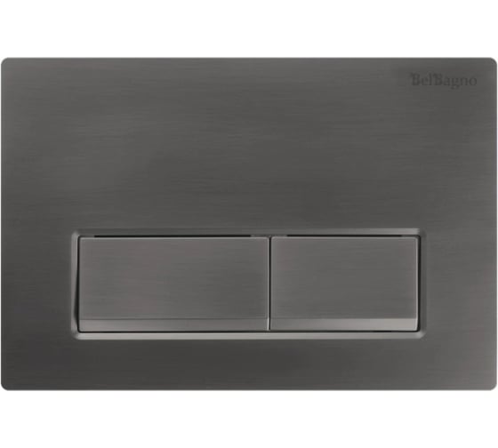 Изображение товара Кнопка смыва BelBagno оружейная сталь BB-15R-GM