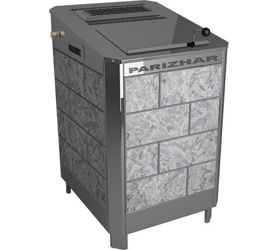 Изображение товара Электрокамена с генератором перегретого пара VVD ЭП ГПП ПАРиЖАР 6,25кВт/220-380 серпентенит бархат 7014