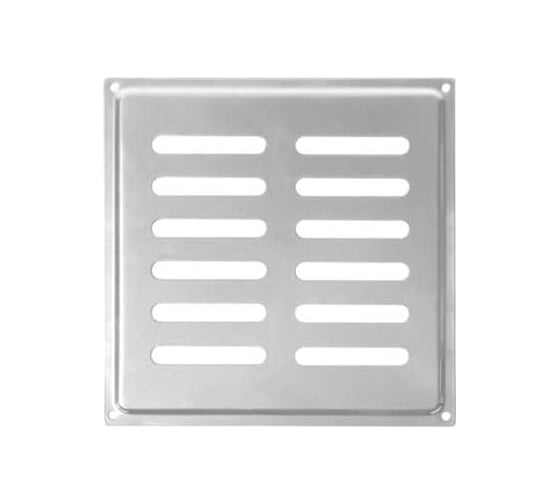 Изображение товара Решетка вентиляционная DOMART 170x240, с сеткой мод.2 хром 4660046005641
