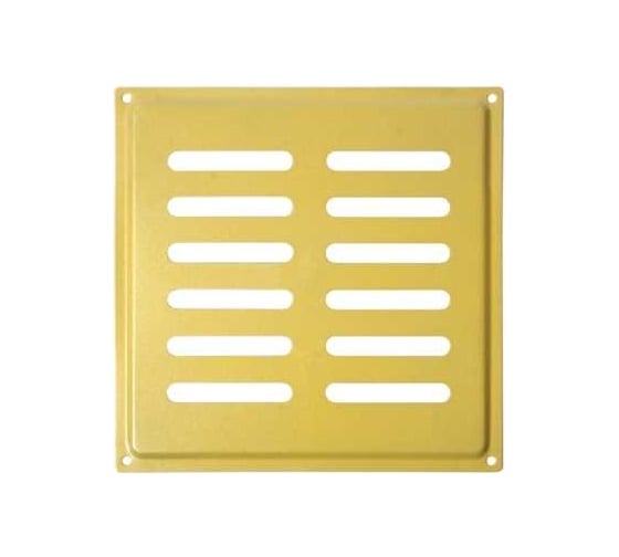 Изображение товара Решетка вентиляционная DOMART 150x150, с сеткой мод.2 золото 4660046005580