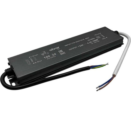 Изображение товара Блок питания Alvar 24В 100Вт IP67, герметичный AL-2467100