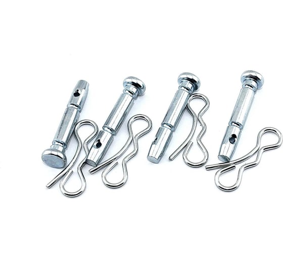 Изображение товара Срезные болты для снегоуборщика Amperin 6х41мм со шплинтом, комплект 4шт 144002 093837