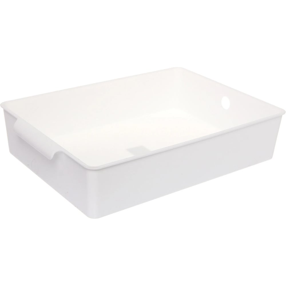 Изображение товара Корзина ДАЛЛЕТ Селфи Аксессуары Белая прямоугольная 340х225х70