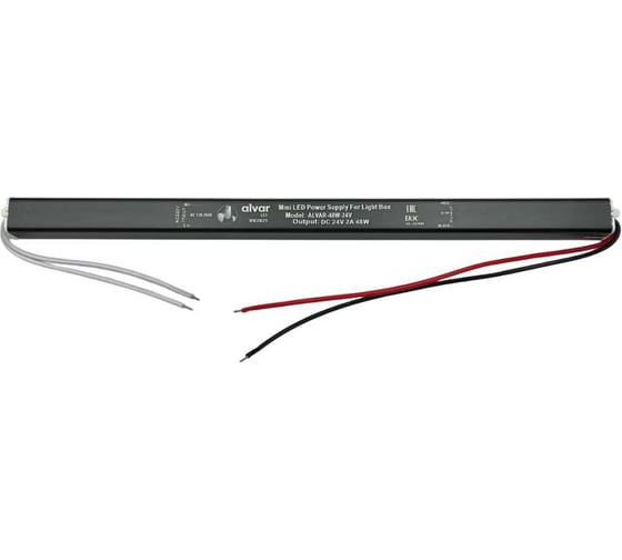 Изображение товара Блок питания Alvar 24В 48Вт IP20, КАРАНДАШ AL-242048
