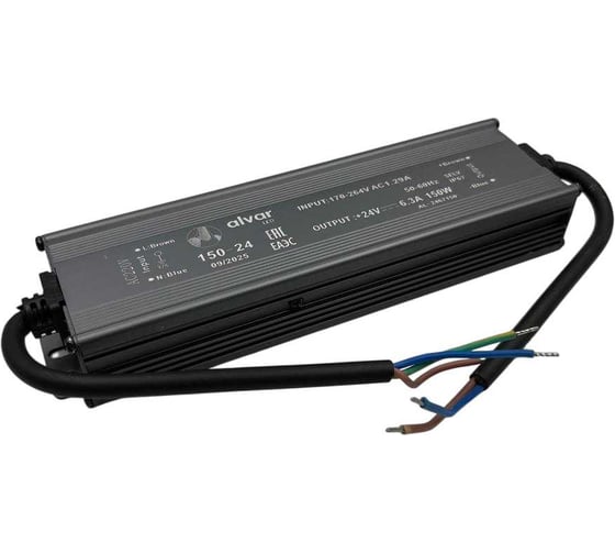 Изображение товара Блок питания Alvar 24В 150Вт IP67, герметичный AL-2467150