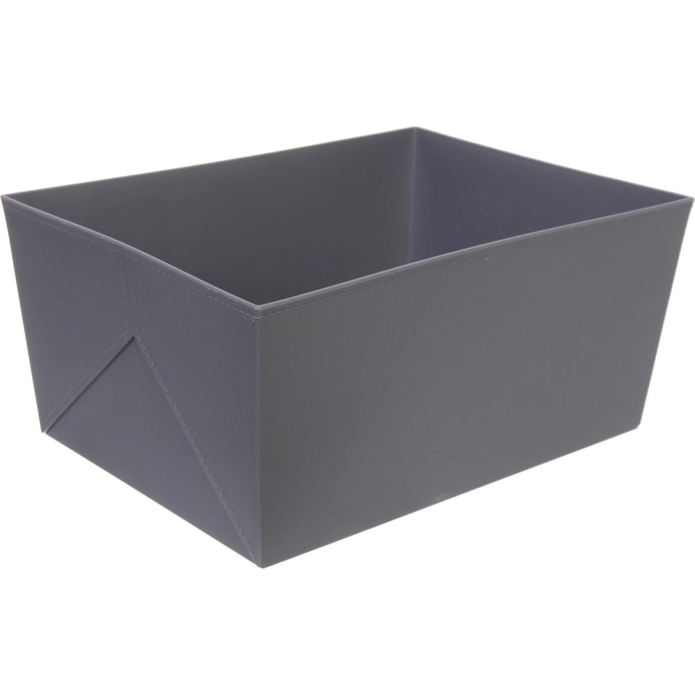 Изображение товара Корзина для хранения Селфи с эластичными стенками ФОРЛИ, цвет серый, 34,5*25,5*16см (лейбл ) 836-817