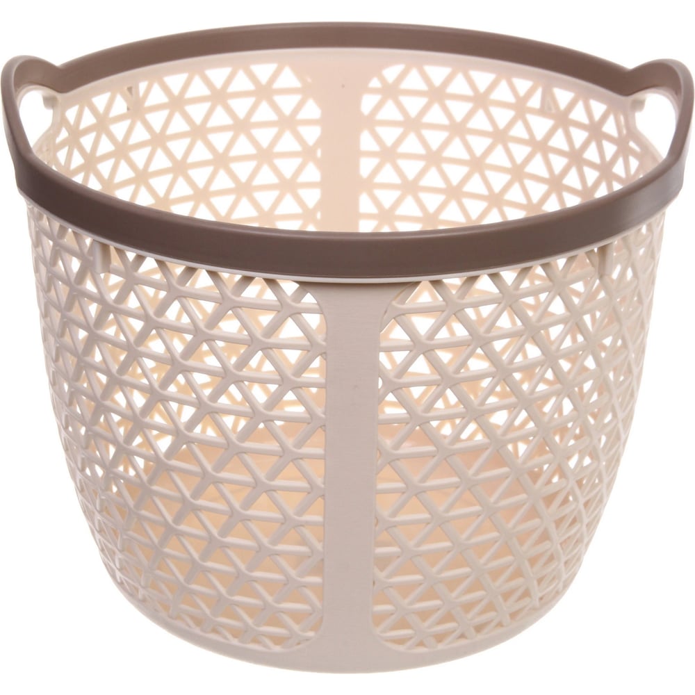 Изображение товара Корзина для хранения Селфи с ручками ФЛОДАРЛИНГ, цвет слоновая кость, 25.5*25.5*21см 836-708