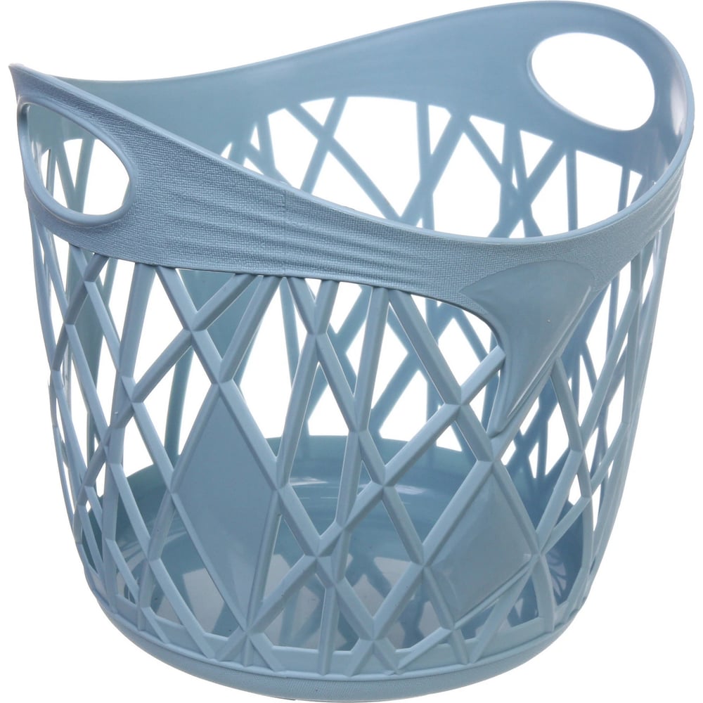 Изображение товара Корзинка для хранения Селфи БРИЗБО, цвет пудрово - голубой, 25.5*25*23.5см 836-699