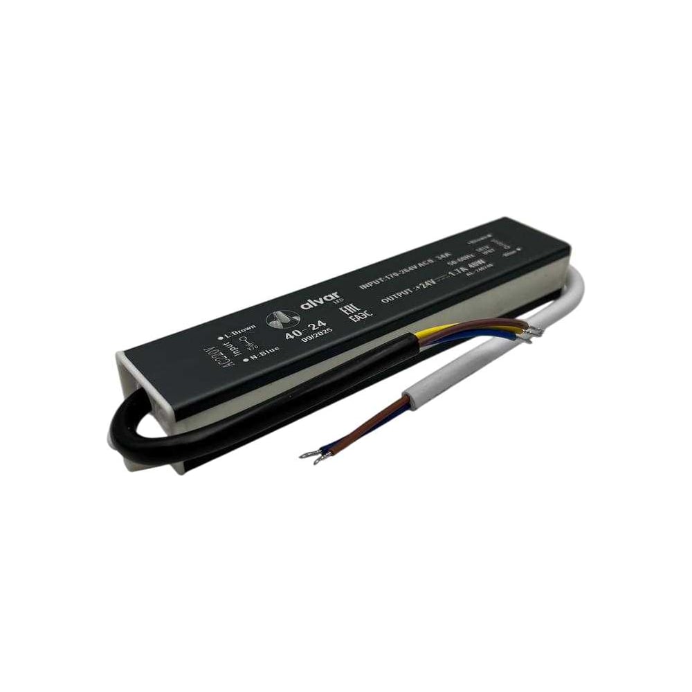 Изображение товара Блок питания Alvar 24В 40Вт IP67, герметичный AL-246740