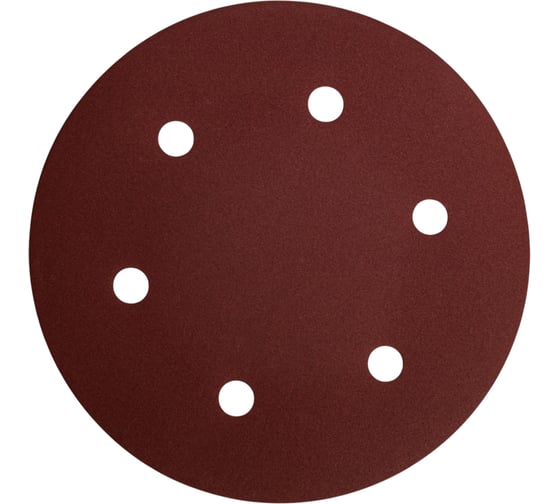 Изображение товара Круги шлифовальные RAGE 225 мм Р320 6 отв на липучке 10 шт 558136