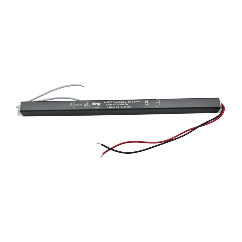 Изображение товара Блок питания Alvar 12В 60Вт IP20, КАРАНДАШ AL-122060