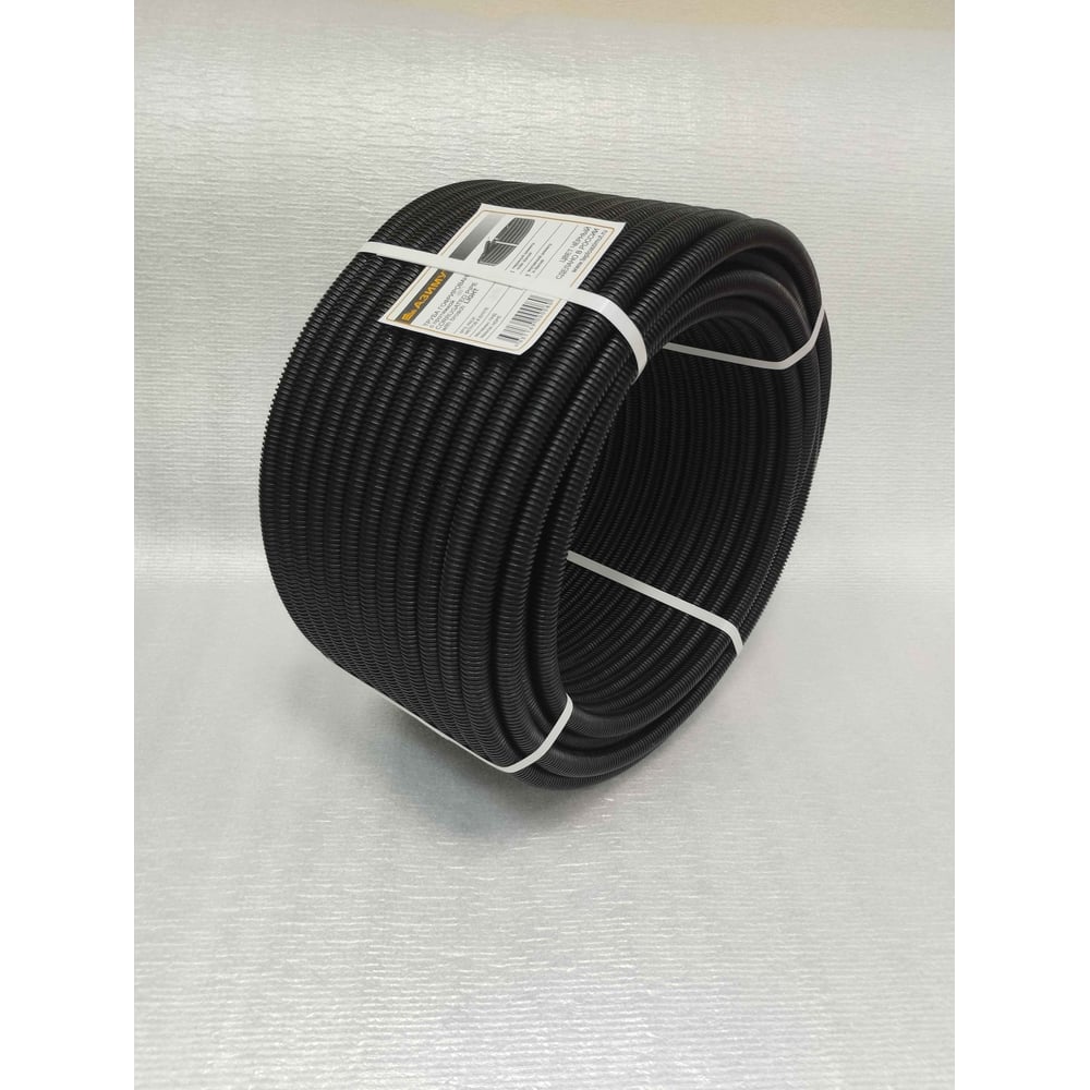 Изображение товара Труба гибкая гофрированная Азимут d32 разрезная черная