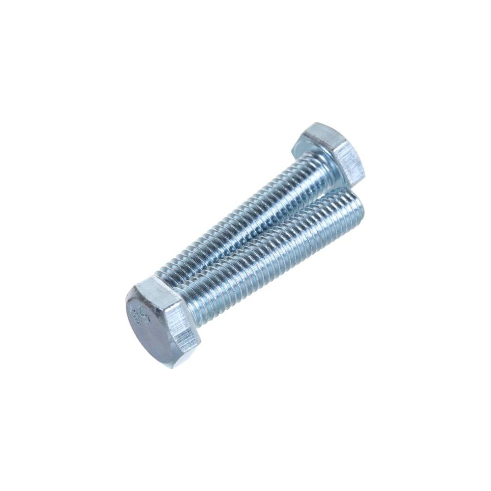 Изображение товара Болт Саморезик М10х60 с ш/гр головкой, оцинк. DIN 933 (40ф) пр. 5,8 DIN933/10х60-40