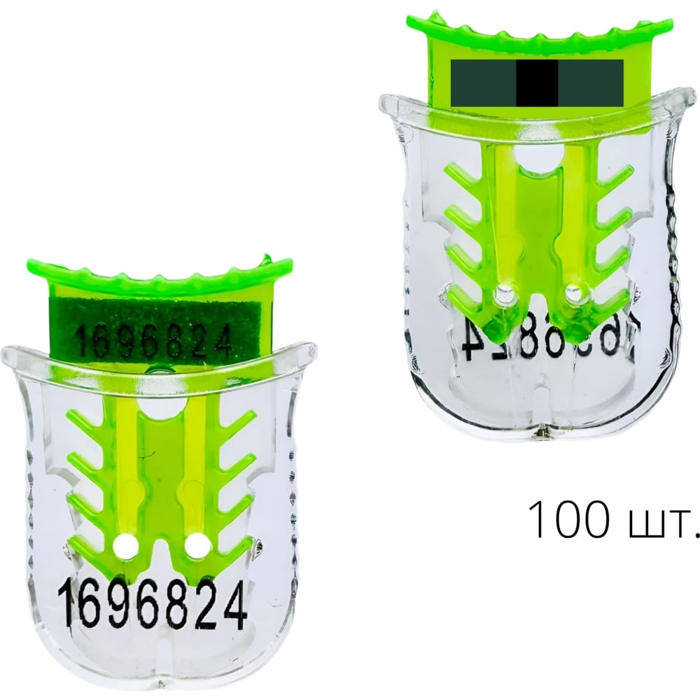 Изображение товара Антимагнитная пломба ТПК Фора-2+ 25МТл, 26x11 мм, зеленая