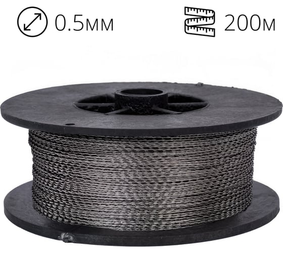 Изображение товара Проволока пломбировочная ТПК Технологии Контроля нержавейка 0,5/200м витая 24412