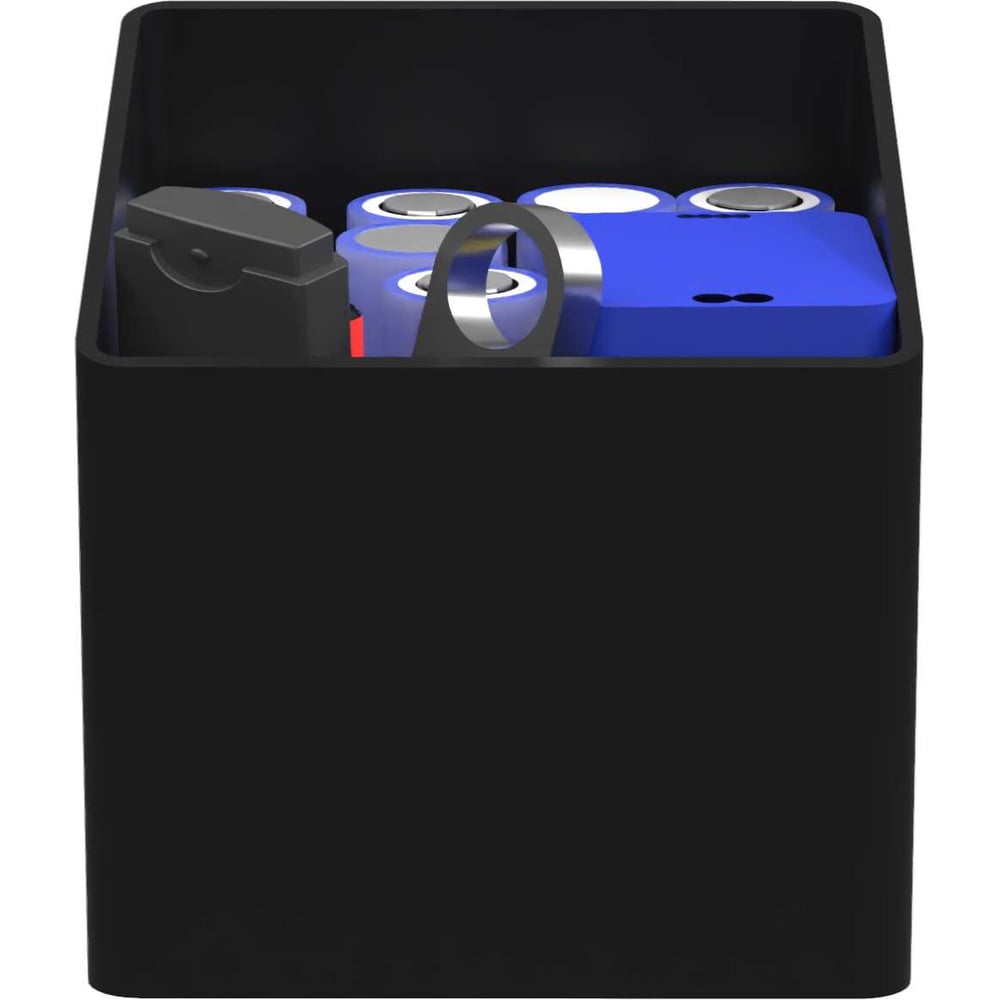 Изображение товара Контейнер пластиковый ООО Металекс 60х60х60 Тип1 (Черный) / 301024